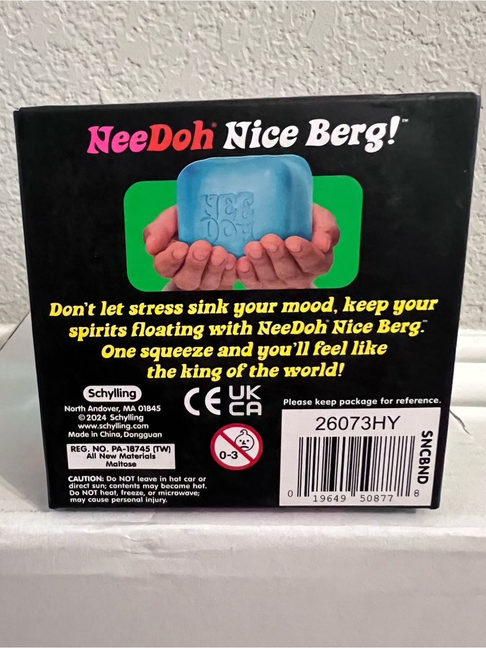 Authentic Needoh Nice Berg Super Solid Squish - Blue - Picture 2 of 4